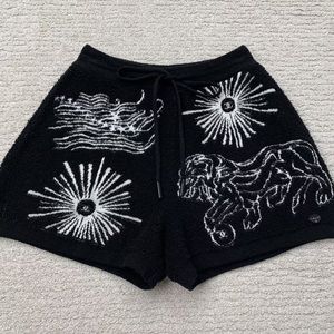 CHANEL Black and White Women's Shorts
